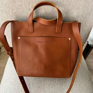 Portland Leather Goods Zippered Mini Crossbody NEW